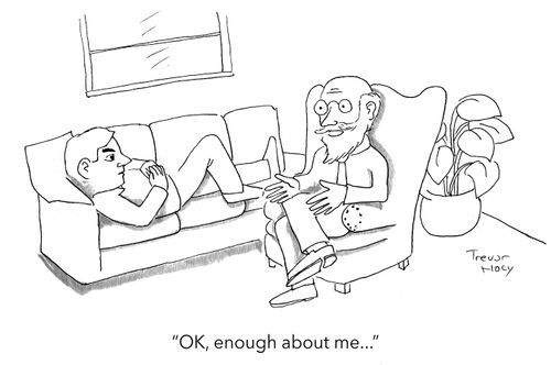 "Ok, enough about me..."