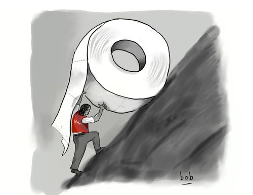 Toilet Paper Hill