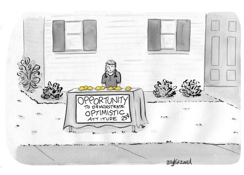 Opportunity to demonstrate optimistic attitude