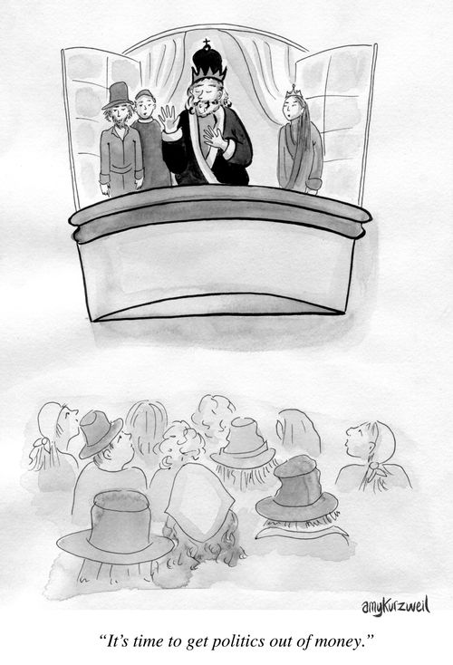 "It's time to get politics out of money."