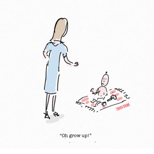 "Oh, grow up!"