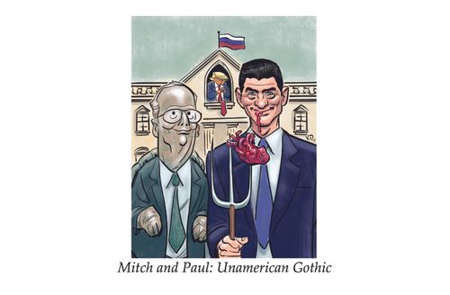Mitch and Paul: unamerican gothic