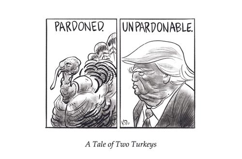 Pardoned. Unpardonable.