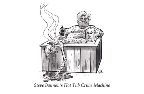 Steve Bannon's Hot Tub Crime Machine