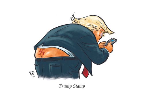 Trump stamp