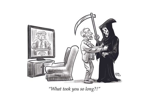 "What took you so long?"