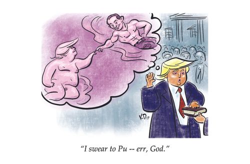 "I sweat to Pu – err, God."