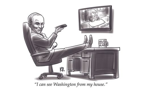 "I can see Washington from my house."