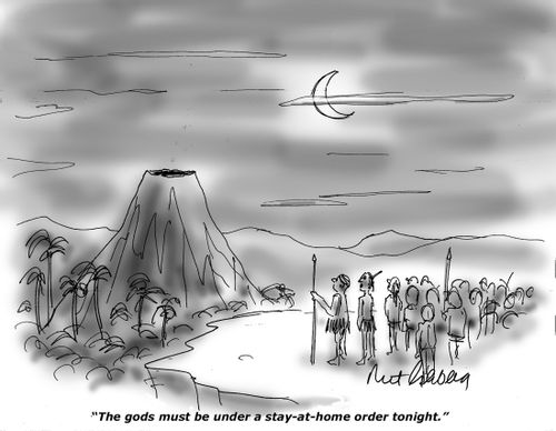"The gods must be under a stay-at-home order tonight."