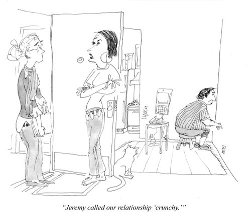 "Jeremy called our relationship 'crunchy.'"