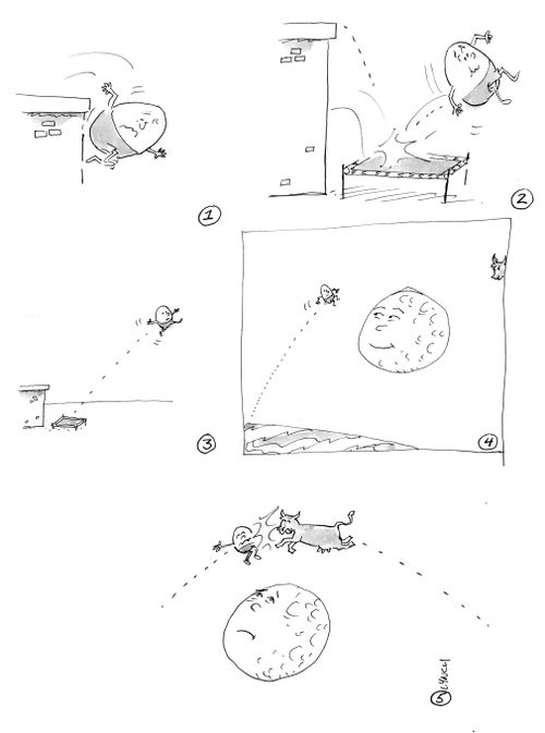 Humpty dumpty and the cow who jumped over the moon