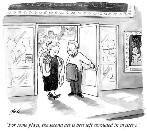"For some plays, the second act is best left shrouded in mystery."