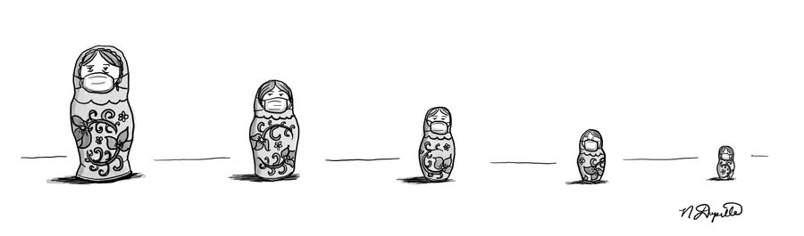 Quarantined Matryoshkas