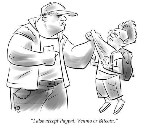 Bully accepts Paypal, Venmo or Bitcoin