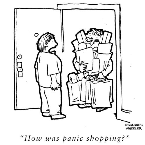 "How was panic shopping."