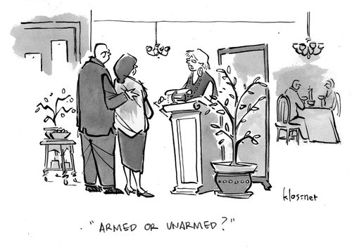 "Armed or unarmed?"