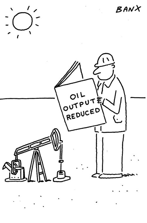 Oil Output Reduced