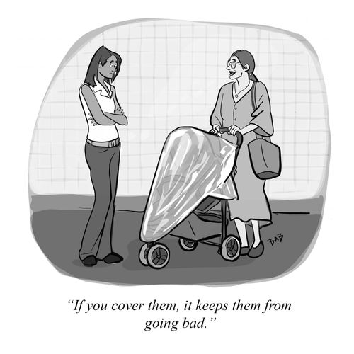 "If you cover them, it keeps them from going bad."