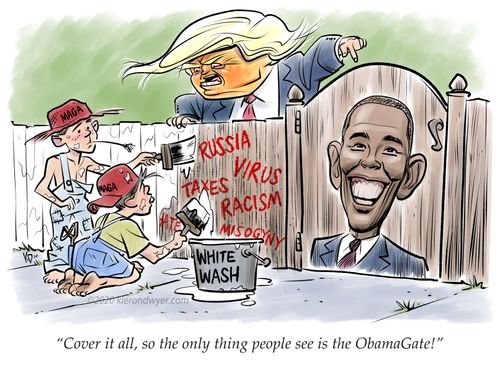 "Cover it all, so the only thing people see is the ObamaGate!"