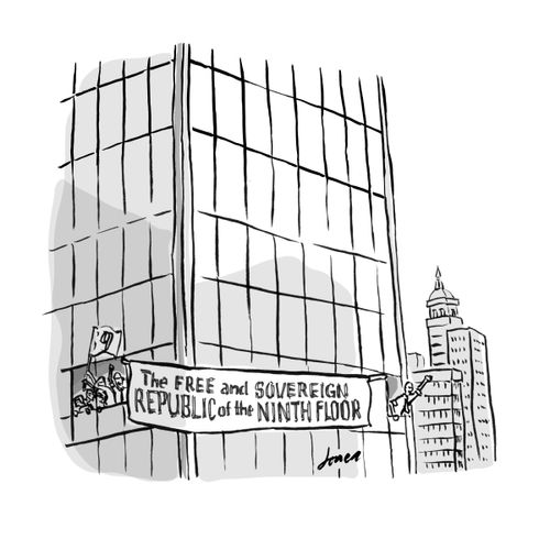 The free and sovereign republic of the ninth floor.