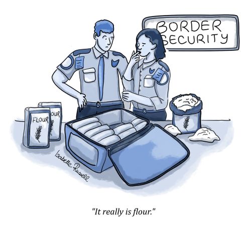 "It really is flour."