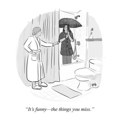 "It's funny - the things you miss."