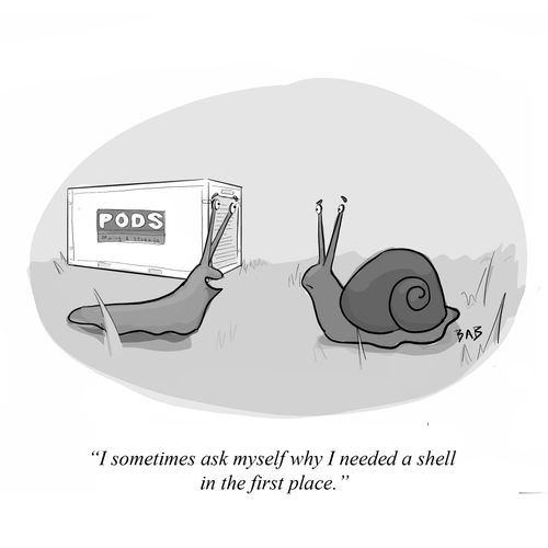 "I sometimes ask myself why I needed a shell in the first place."