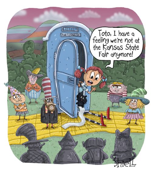 "Toto, I have a feeling we're not at the Kansas State Fair anymore."