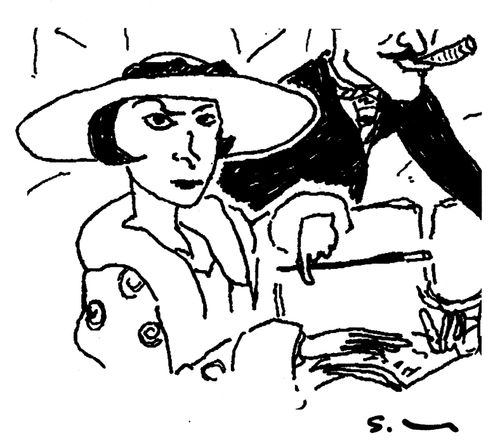 Dorothy Parker at the Algonquin Round Table
