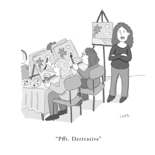 "Pfft. Derivative."