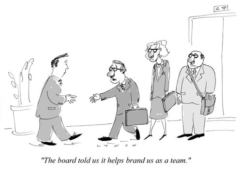 "The board told us it helps brand us as a team."