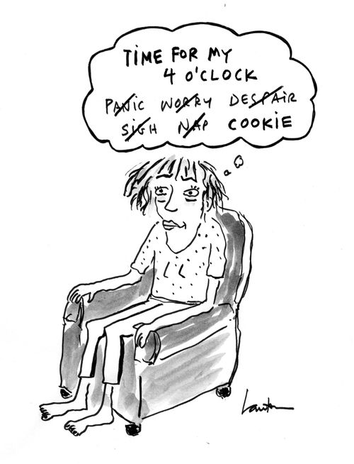 Time for my four o'clock cookie