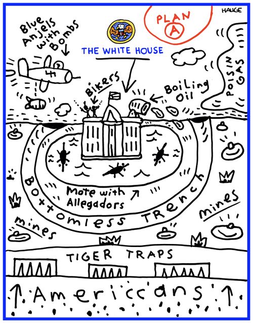 The White House, plan A
