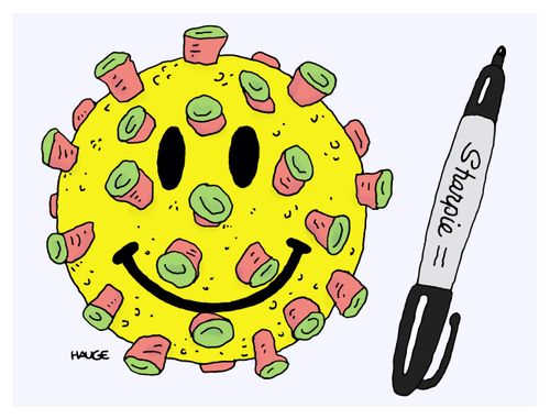 Coronavirus smiley