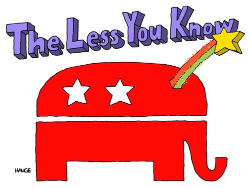 The less you know
