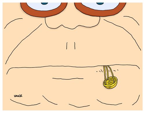 Bill Barr eats the scales of justice