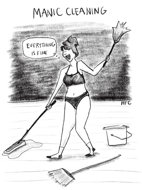 Manic cleaning