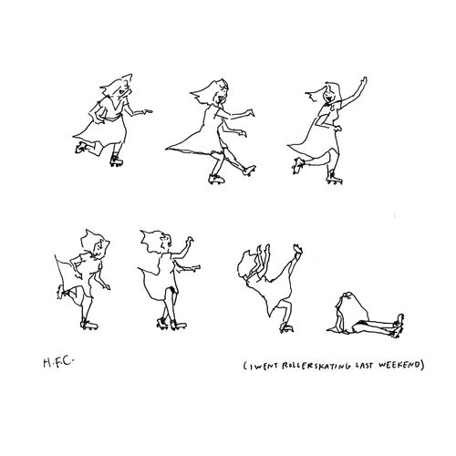 "I went rollerskating last weekend