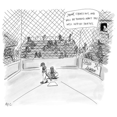 "Johnny, strikes out, and will be thinking about this well into his thirties."