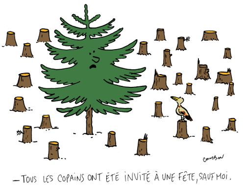 "Tous les copains ont été invité à une fête, sauf moi."