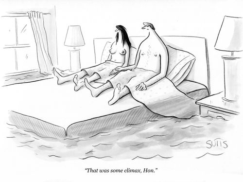 "That was some climax, Hon."