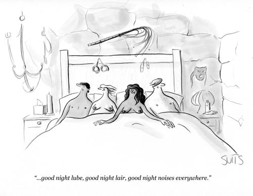 "...good night lube, good night lair, good night noises everywhere."