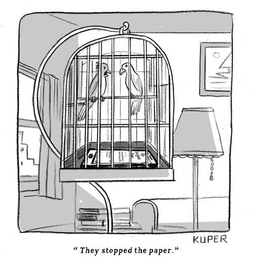 "They stopped the paper."