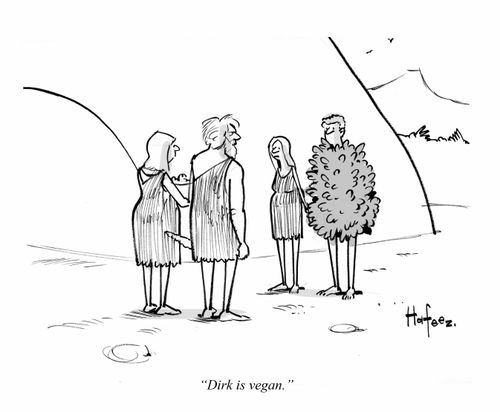 "Dirk is vegan."
