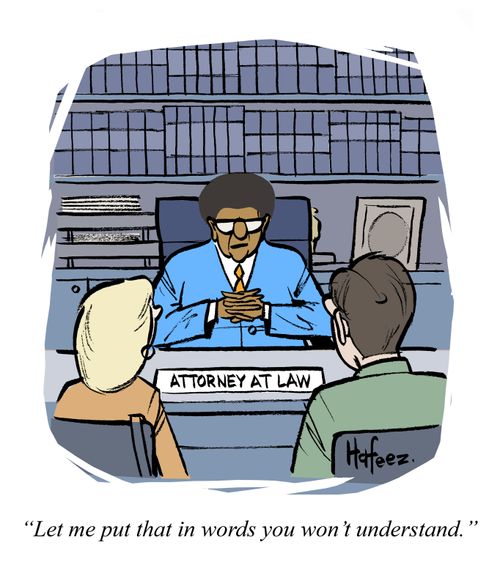 "Let me put that in words you won't understand."