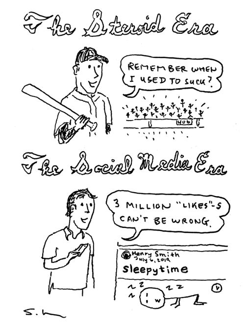 The steroid era vs the social media era