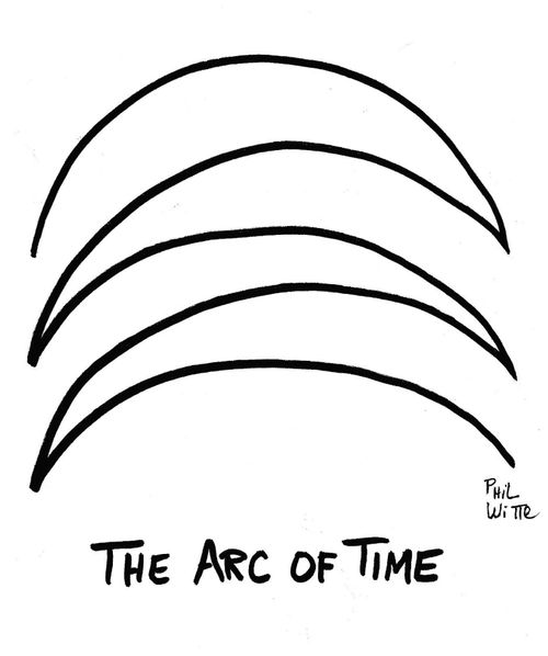 The arc of time.