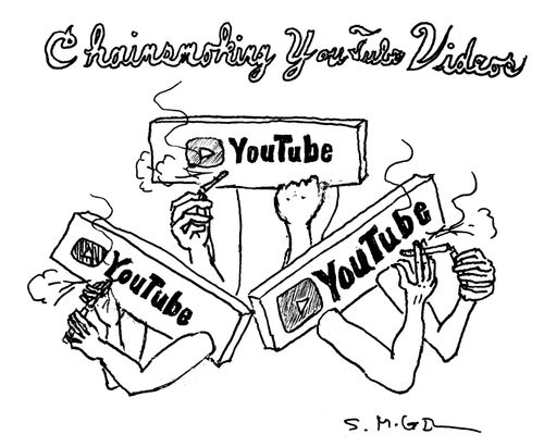 Chain smoking YouTube Videos 