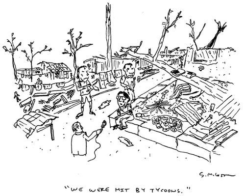 "We were hit by tycoons."