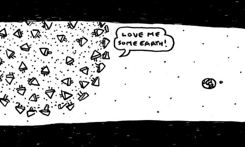 "Love me some Earth!" 